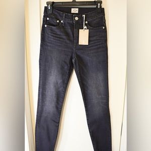 JCREW Black Slim Fit Denim. size 25. NWT.